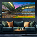 Milwaukee Brewers Baseball Team Print Canvas- American