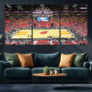 Miami Heat Basketball Team Print Wall Art- Kaseya Center by MyGreatCanvas | Canvas Wall Art Prints | Photo Prints & Wall Decor