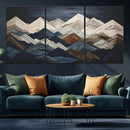 Mountain Wall Art – Modern Abstract Landscape Canvas Print