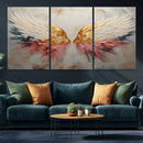 Golden Angel Wings Wall Art Canvas Print – Stunning Abstract by MyGreatCanvas | Canvas Wall Art Prints | Photo Prints & Wall Decor