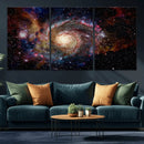 Nebula and Galaxies in Space Wall Art Canvas Print, Spiral