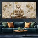 Serene Buddha Wall Art | Yoga Room Decor and Meditation Wall
