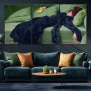 Decadent Girl by Ramon Casas Wall Art Canvas Print, Framed