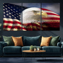 American Flag Eagle Symbol Wall Art, American Flag Eagle by MyGreatCanvas | Canvas Wall Art Prints | Photo Prints & Wall Decor
