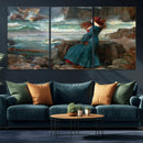 Miranda by the Shore Wall Art Canvas Print – Tempest Scene by MyGreatCanvas | Canvas Wall Art Prints | Photo Prints & Wall Decor