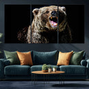 Grizzly Bear Canvas Print | Wildlife Wall Art for Cabin by MyGreatCanvas | Canvas Wall Art Prints | Photo Prints & Wall Decor