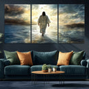 Jesus Walking on Water Wall Art | Canvas Print | Ready to