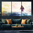 Watercolor Jesus Walking on Water Canvas Print, Christian by MyGreatCanvas | Canvas Wall Art Prints | Photo Prints & Wall Decor