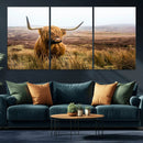 Scottish Highland Cow Wall Art Canvas Print | Ready to Hang by MyGreatCanvas | Canvas Wall Art Prints | Photo Prints & Wall Decor