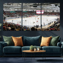 Lausanne Arena Ice Hockey Stadium Wall Art Canvas Print,