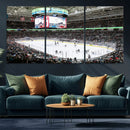 Sharks Arena Blackhawks Sharks Ice Hockey Stadium Wall Art by MyGreatCanvas | Canvas Wall Art Prints | Photo Prints & Wall Decor