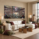 United Center Chicago Bulls Stadium Wall Art Canvas Print