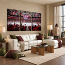 Carolina Hurricanes Ice Hockey Stadium Wall Art, Carolina