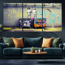 Banksy Life is Short Wall Art - Iconic Graffiti Art on by MyGreatCanvas | Canvas Wall Art Prints | Photo Prints & Wall Decor