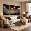 Framed Florida State Seminoles Football Team Print -