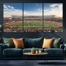 Framed Houston Cougars Football Team Print - Houston TDECU by MyGreatCanvas | Canvas Wall Art Prints | Photo Prints & Wall Decor