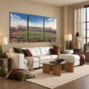 Framed Houston Cougars Football Team Print - Houston TDECU