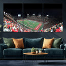 Houston Cougars Football Team Print - Houston TDECU Stadium by MyGreatCanvas | Canvas Wall Art Prints | Photo Prints & Wall Decor