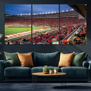Wisconsin Badgers Football Team Print - Madison Camp Randall by MyGreatCanvas | Canvas Wall Art Prints | Photo Prints & Wall Decor