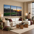 Demon Deacons Football Team Print Canvas- Winston-Salem