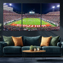 Wolfpack Football Team Print - Raleigh Carter-Finley Stadium