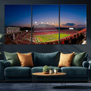 Wolfpack Football Team Wall Art Print - Raleigh