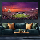 East Carolina University Pirates Football Print Canvas-