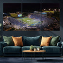 Duke University Blue Devils Football Print Canvas - Durham