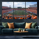University of Illinois Fighting Illini Football Team Print by MyGreatCanvas | Canvas Wall Art Prints | Photo Prints & Wall Decor