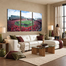 Cincinnati Bearcats Football Team Print - Nippert Stadium Wall Art Canvas Print