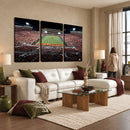 Boone Pickens Stadium Wall Art Oklahoma State Cowboys Print