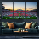 NC State Wolfpack Football Team Print Wall Art - Raleigh
