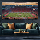 Framed Arizona Wildcats Football Team Print - Tucson Arizona by MyGreatCanvas | Canvas Wall Art Prints | Photo Prints & Wall Decor