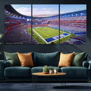 Buffalo Bills Football Team Print Canvas - Buffalo Highmark by MyGreatCanvas | Canvas Wall Art Prints | Photo Prints & Wall Decor