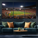 Clemson University Tigers Art Print, Football Team Print -