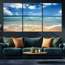 Sea View From the Beach Canvas Print