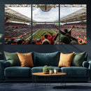 Miami Hurricanes Football Team Wall Art Print - Miami Hard