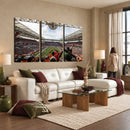 Miami Hurricanes Football Team Wall Art Print - Miami Hard