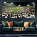 Michigan State Spartans Football Canvas Print - East Lansing