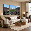 Michigan State Spartans Football Team Art Print - East