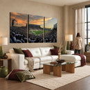 Michigan State Spartans Football Team Print - East Lansing