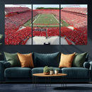 Rutgers Scarlet Knights Football Team Print - Piscataway SHI by MyGreatCanvas | Canvas Wall Art Prints | Photo Prints & Wall Decor