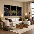 Framed Texas Tech Red Raiders Stadium Canvas, Texas Tech Red