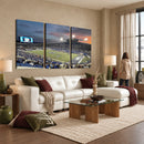 Memphis Tigers Football Team Print - Memphis Simmons Bank