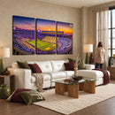 The Louisiana State University Tigers Football Team Print -