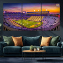 The Louisiana State University Tigers Football Team Print - by MyGreatCanvas | Canvas Wall Art Prints | Photo Prints & Wall Decor
