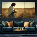 Jesus the Good Shepherd Wall Art Canvas Print - by MyGreatCanvas | Canvas Wall Art Prints | Photo Prints & Wall Decor