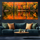 Forest Reflection Art | Autumn Forest Reflection Wall Art | by MyGreatCanvas | Canvas Wall Art Prints | Photo Prints & Wall Decor