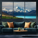 Mount Cook and Lake Pukaki Canvas Wall Art Print – Majestic by MyGreatCanvas | Canvas Wall Art Prints | Photo Prints & Wall Decor