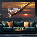 Old War Plane Wall Art Canvas Print by MyGreatCanvas | Canvas Wall Art Prints | Photo Prints & Wall Decor